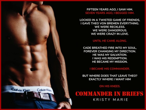 Image result for Commander in Briefs by Kristy Marie
